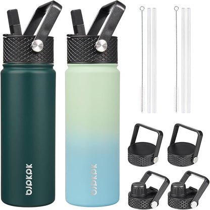 BJPKPK 2 Pack Insulated Water Bottles by BJPKPK