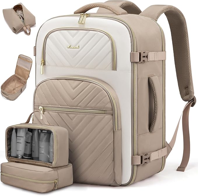 LOVEVOOK Travel Backpack Carry on Flight Approved 40L, Waterproof TSA Travel by LOVEVOOK