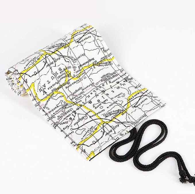 Funny live 24/36/48/72 Slots Colored Pencil Wrap Roll up Pen Holder Case - Image 2