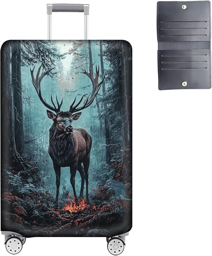 Luggage Cover Protector for 30-32 Inch Suitcases, TSA Approved Elastic Travel by Unknown