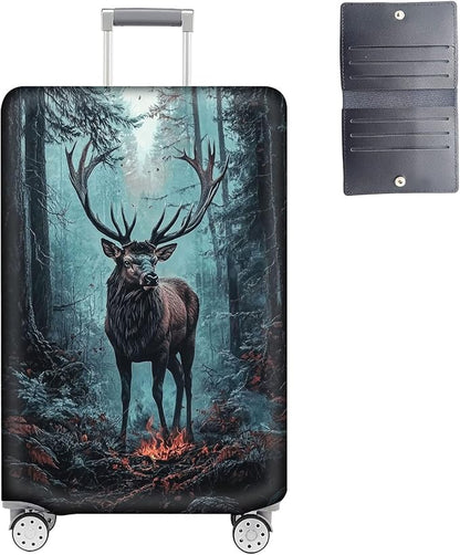 Luggage Cover Protector for 30-32 Inch Suitcases, TSA Approved Elastic Travel by Unknown