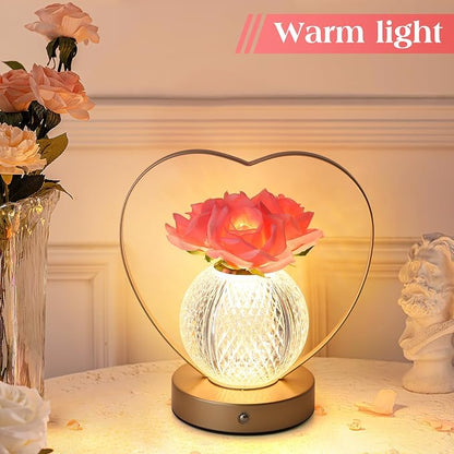 AMWGIMI Rose Flower Lamp, Birthday Gifts - Image 2