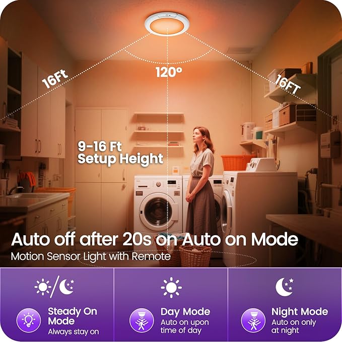 2 Pack Motion Sensor Rechargeable Shower Lights - Image 7