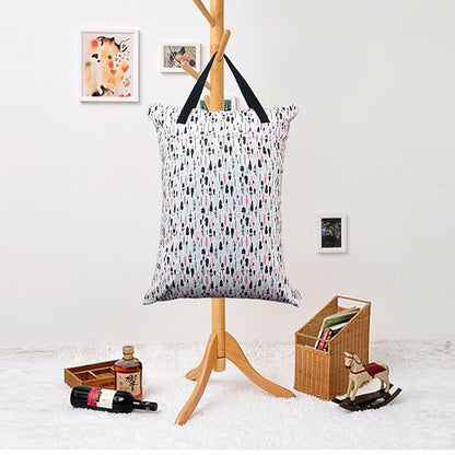 ALVABABY 2 Pack Large Wet Dry Bag Waterproof Hanging Cloth Diaper - Image 6
