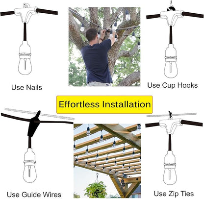 Outdoor String Lights for Outside 48FT - Image 6