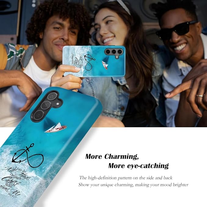 Compatible for Samsung Galaxy S26 Plus 5G Case, Dual Layer Heavy Duty 2 in 1 - Image 4