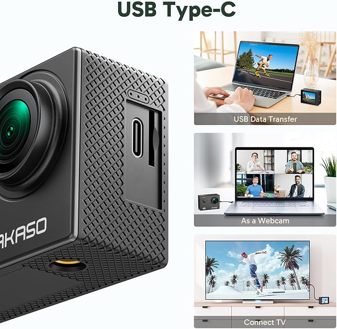 AKASO EK7000 4K30FPS 20MP WiFi Action Camera - Image 9