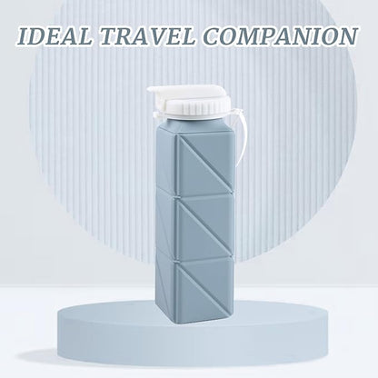 EOBTAIN Blue Collapsible Water Bottle - Image 3