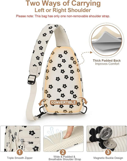 Capolo Sling Bag for Women Men Waterproof Crossbody Bags for Women Trendy - Image 6