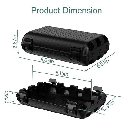 Outdoor Electrical Box, IP54 Waterproof Extension Cord Cover 9 Cable Entry - Image 4