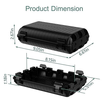 Outdoor Waterproof Electrical Box, 2 Pack Large Extension Cord Cover Protector - Image 2