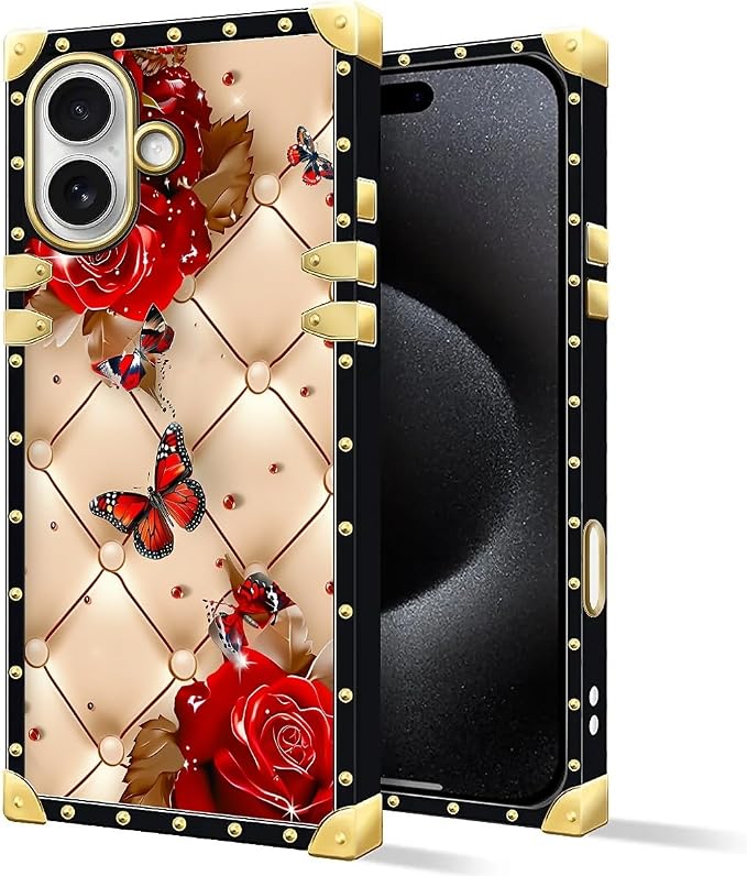 for iPhone 17 Case Luxury Golden Decoration - Image 2