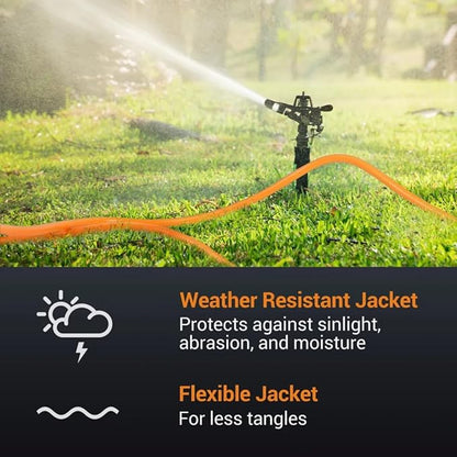 Outdoor Extension Cord Waterproof 100 FT, Flexible 100% Copper 3 Prong - Image 5