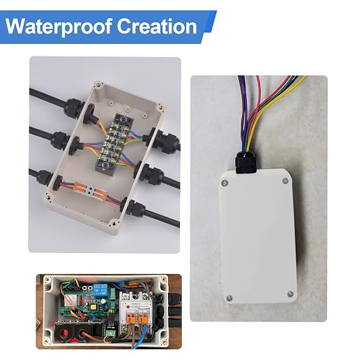 Plastic Junction Box, Nineleaf IP67 Plastic Electrical Project Case, Waterproof - Image 6
