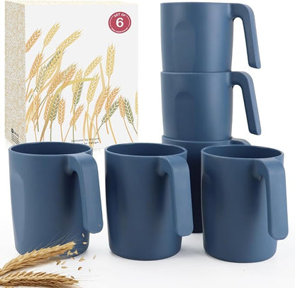 Wrova 16oz Wheat Straw Cups by WROVA