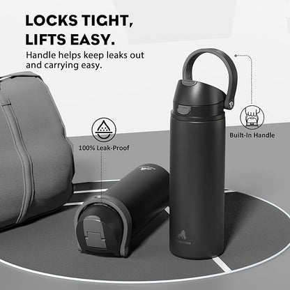 POWCAN 24 oz Insulated Water Bottle - Image 4