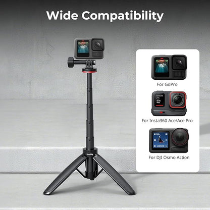 SMALLRIG Portable Action Camera Tripod in Carabiner Shape, 6.5-13.6in - Image 4