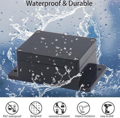 Project Box ABS Black Electrical Boxes IP65 Outdoor Waterproof Box Electronic - Image 2
