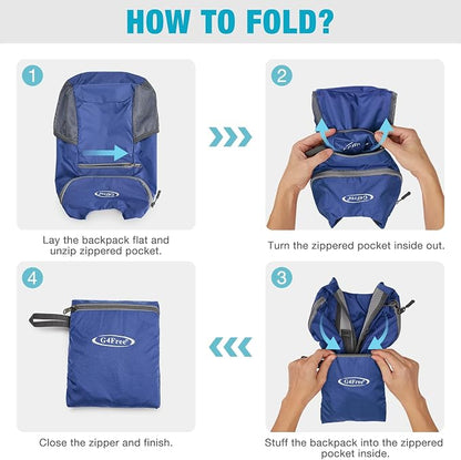 G4Free Lightweight Packable Hiking Backpack - Image 3