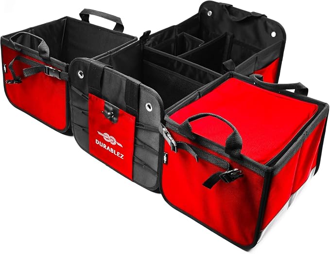Insulated Cooler Bag for Car Trunk – Thermal Food & Drinks Carrier for Family - Image 4