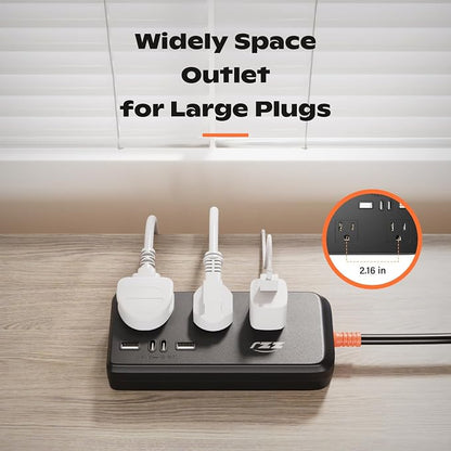 Outdoor Power Strip Weatherproof, IPX6 Waterproof Surge Protector - Image 3