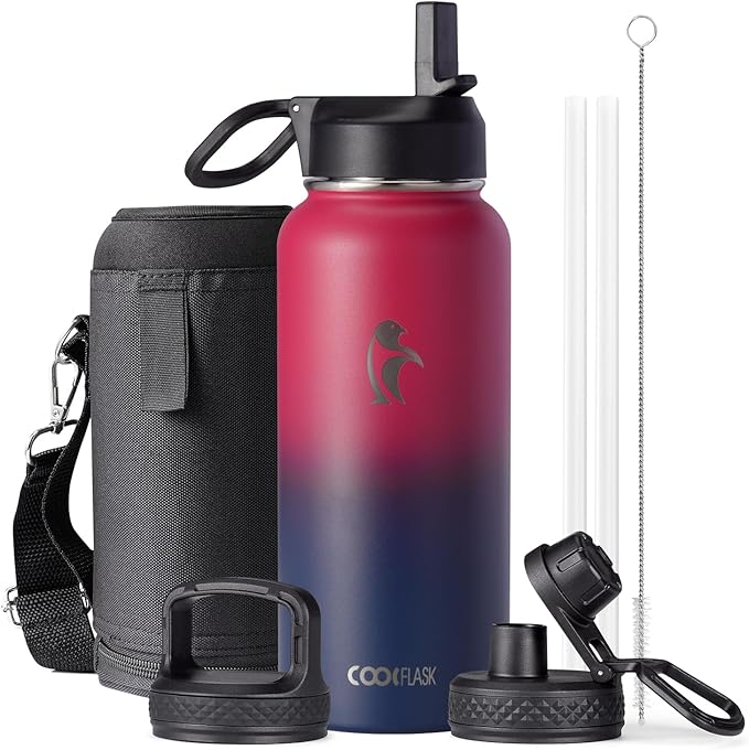 Water Bottle 32 oz Insulated by Coolflask