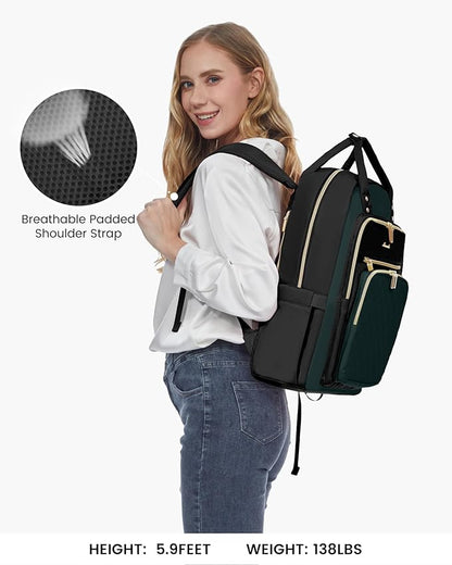 LOVEVOOK Laptop Backpack Purse for Women, 15.6" Laptop Bag for Travel - Image 6
