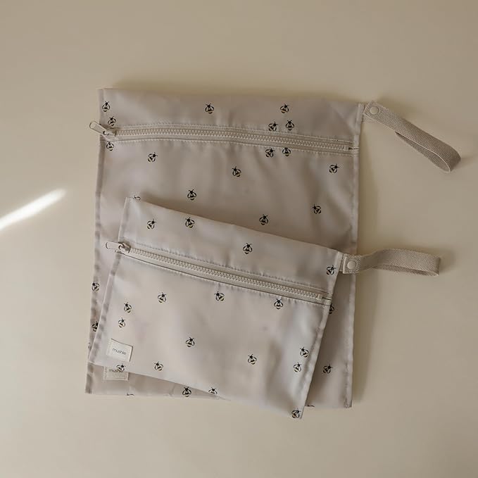 mushie Water Resistant Wet Bags | Large & Small Reusable Storage Bag - Image 2