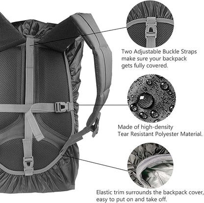 Frelaxy Waterproof Backpack Rain Cover, 10000mm Waterproof Level, Upgraded - Image 4