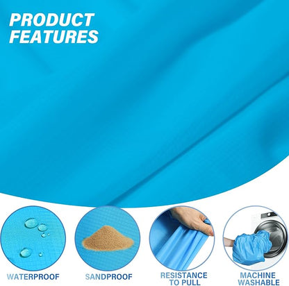 Famstar Beach Blanket Oversized Extra Large 10'X 9', Waterproof Sandproof Beach - Image 5