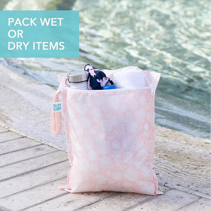 Bumkins - Waterproof Wet Bag - For Baby, Swim Suit, Cloth Diapers, Pump Parts - Image 3