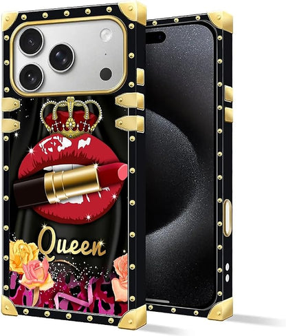 for iPhone 17 Pro Max Case Luxury Golden Decoration - Image 2