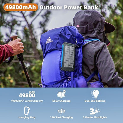 Solar Charger Power Bank 49800mAh - Image 2