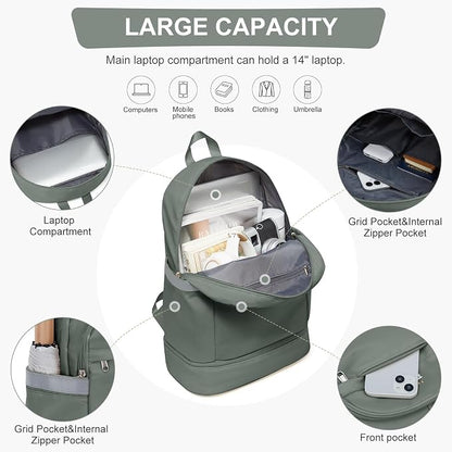coofay Gym Backpack For Women Men Dance Sports Backpack - Image 4