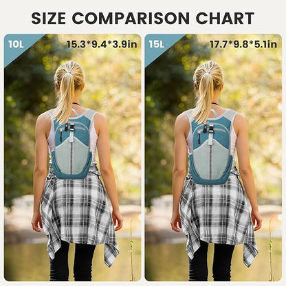 Small Hiking Backpack 15L-Lightweight Packable Foldable Backpack - Image 4