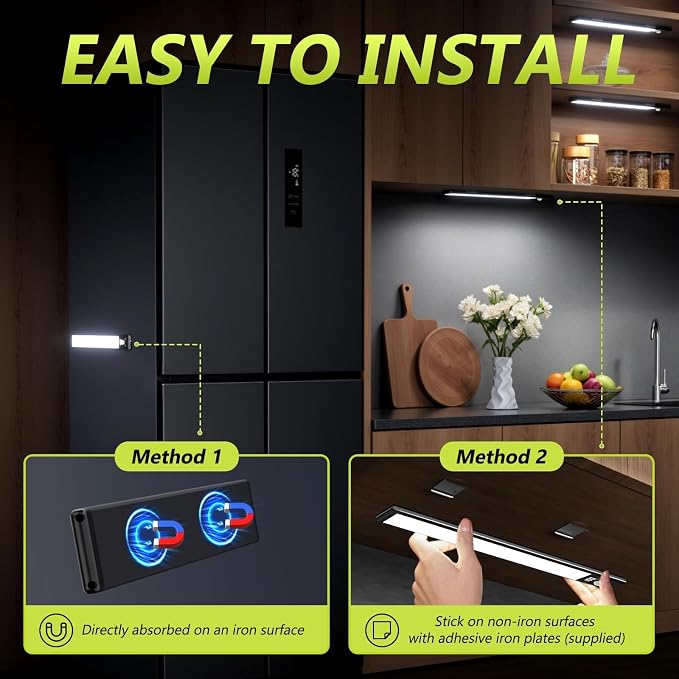Mpotmiy 2 Pack 12" Under Cabinet Lights - Image 9