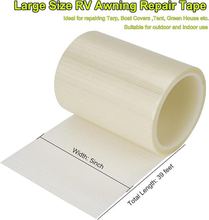 Eonion RV Awning Repair Tape for Tent, Underbelly, Sail Tape, Boat Covers - Image 2