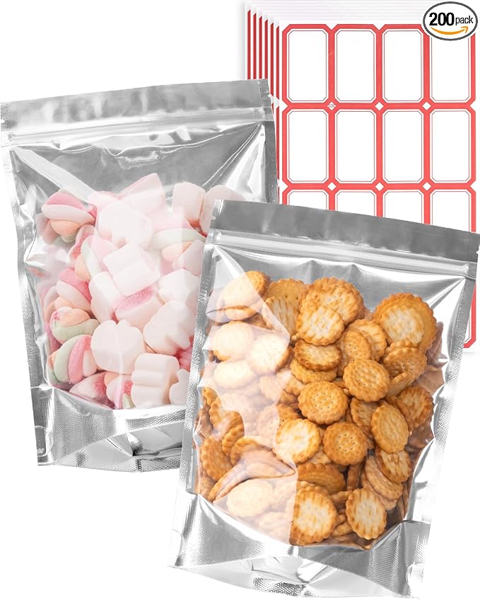 Gwybkq 6x9 Inch Stand-Up Mylar Bags by Gwybkq