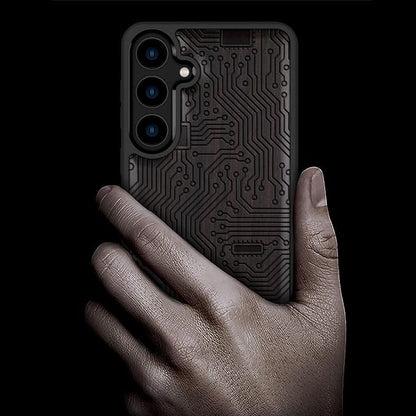 Carveit Wood Case for Galaxy S24 Plus Case Shockproof Protective Cover Unique - Image 2