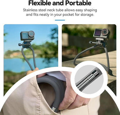 TELESIN Neck Mount SE 2.0 with Air Cushion, Adjustable Chest Strap and Neck - Image 3