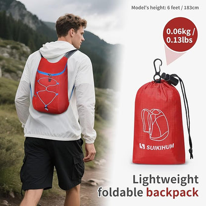 20L Hiking-Daypack Lightweight Foldable Travel Packable Backpack - Image 2