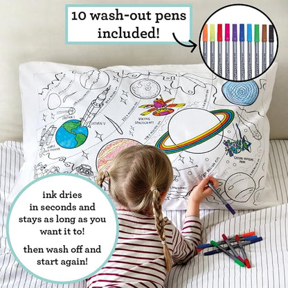 eatsleepdoodle - Coloring Pillowcase - Image 2