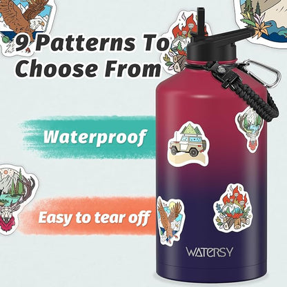 1 Gallon Water Bottle Insulated, BPA Free&Leak Proof, 128oz Stainless Steel - Image 4