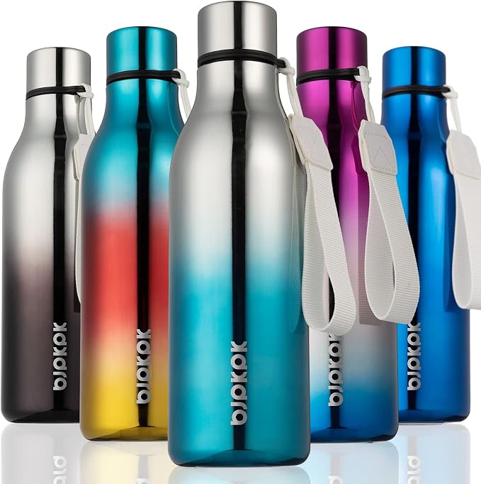 BJPKPK Insulated Water Bottles, 18 oz Stainless Steel Metal Water Bottle by BJPKPK