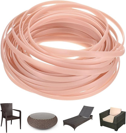 M METERXITY 1-Pack Wicker Repair Kit, 5mm x 33ft/10m Plastic Flat Rattan by MMETERXITY