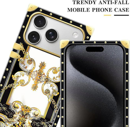 for iPhone 17 Pro Max Case Luxury Golden Decoration - Image 4