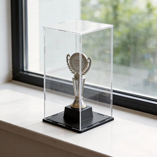 SVENJBB Display Case for Red Vine Bottle, Acrylic Box for Trophy and Toy Figures by SVENJBB