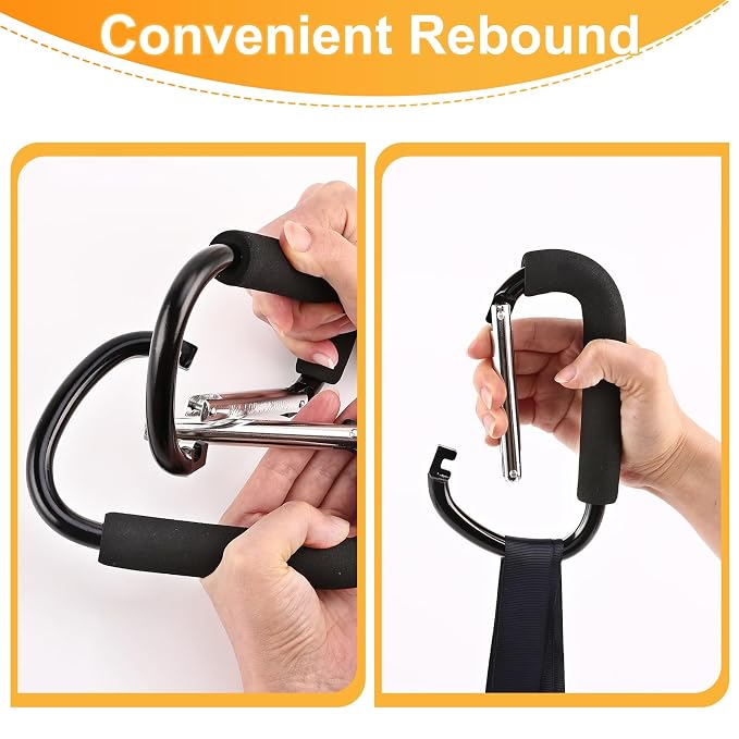 2 Pack Stroller Hooks, 6.3" Large Stroller Clips, Stroller Hook - Image 5