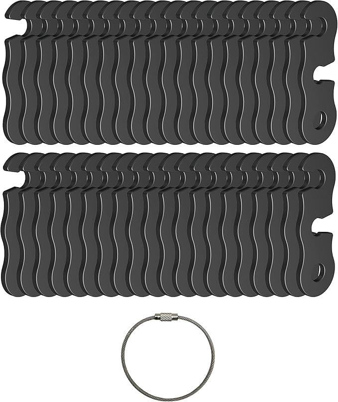 Rope Tensioner Aluminum Alloy Camping Tent Guyline Cord Adjuster Camping of Gear by NACETURE
