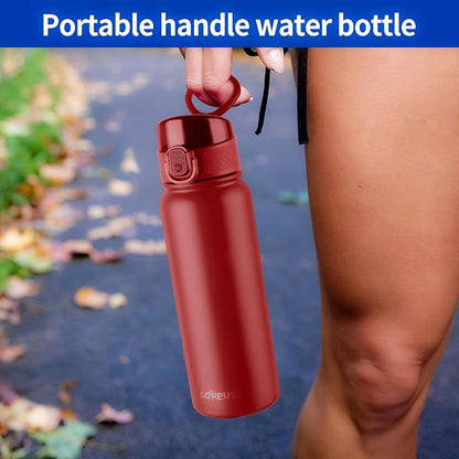GOPPUS 20 Oz Insulated Stainless Steel Water Bottle BPA-Free Sports Water Bottle - Image 2